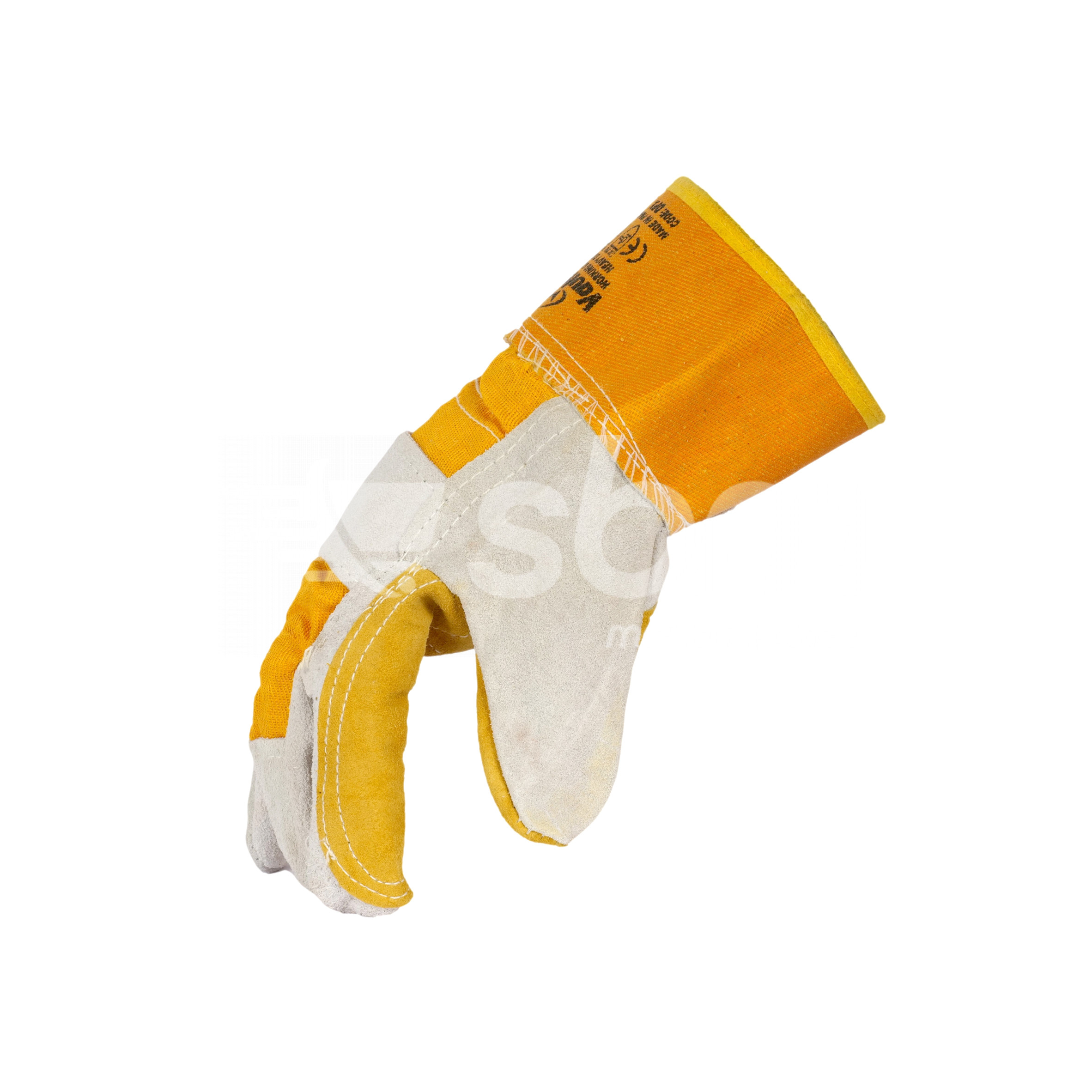 Vaultex, Leather Gloves, Yellow Color