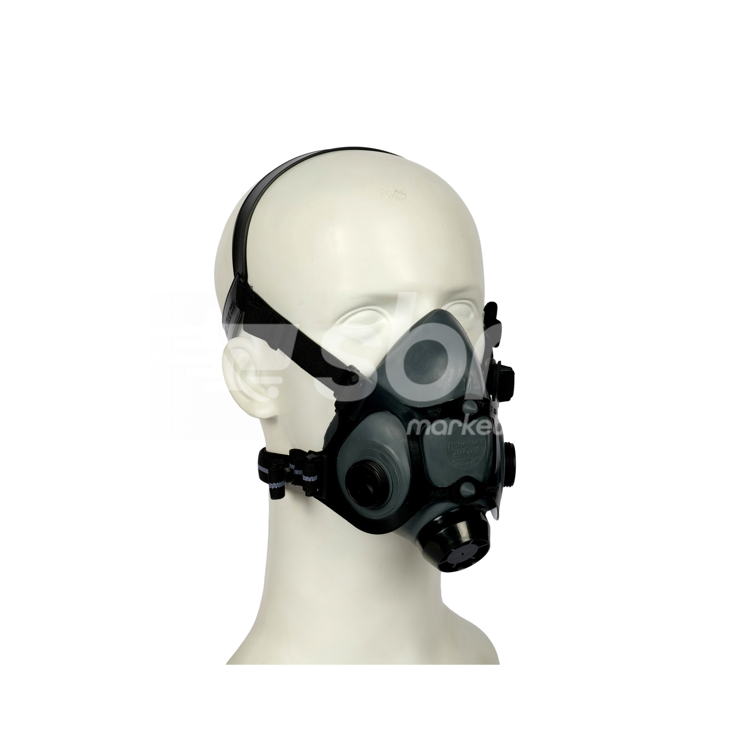 North by Honeywell, 5500 Series Industrial Half Face Mask, Part No: 550030M