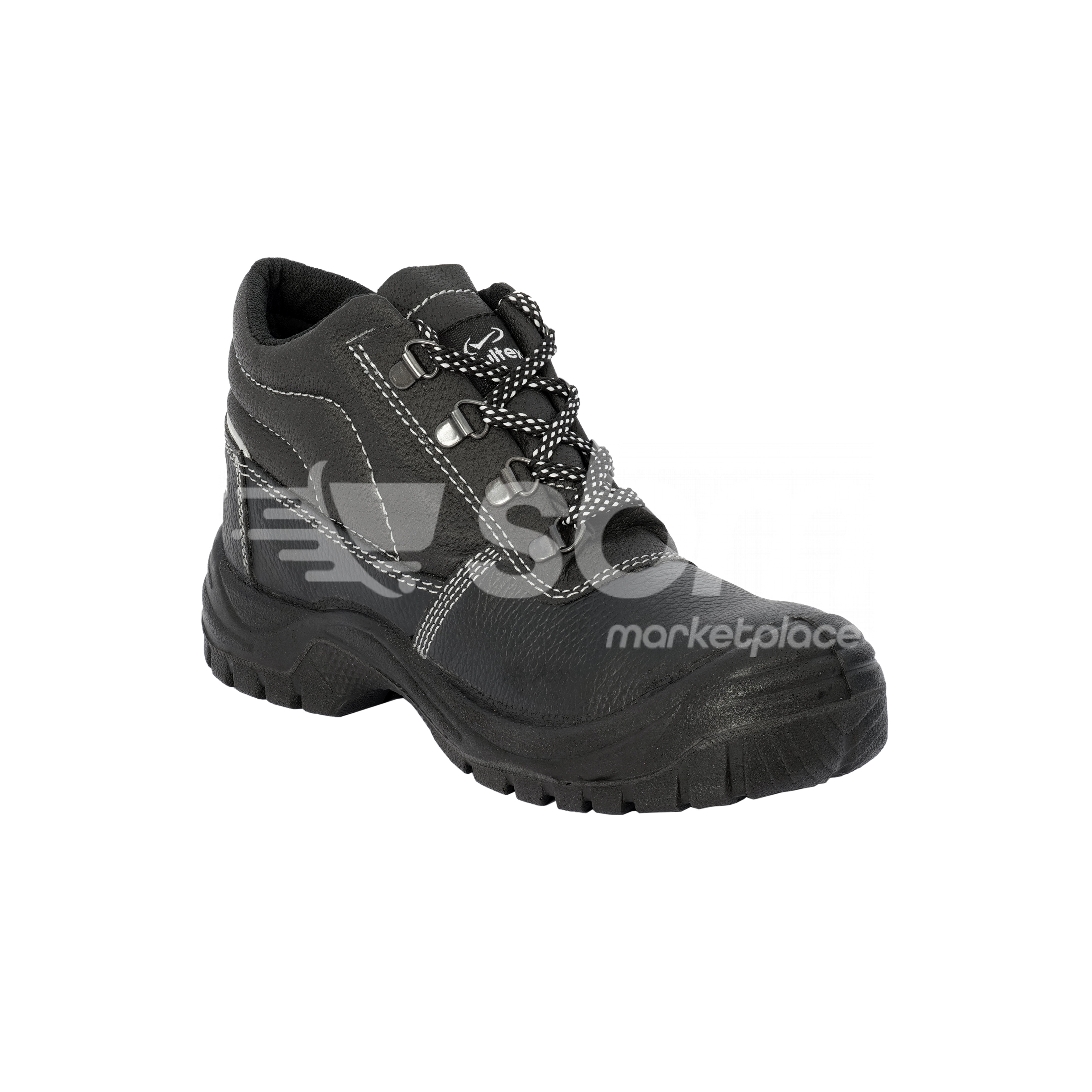 Vaultex, S1P Breathable Leather High Ankle Protective Footwear with Reflective