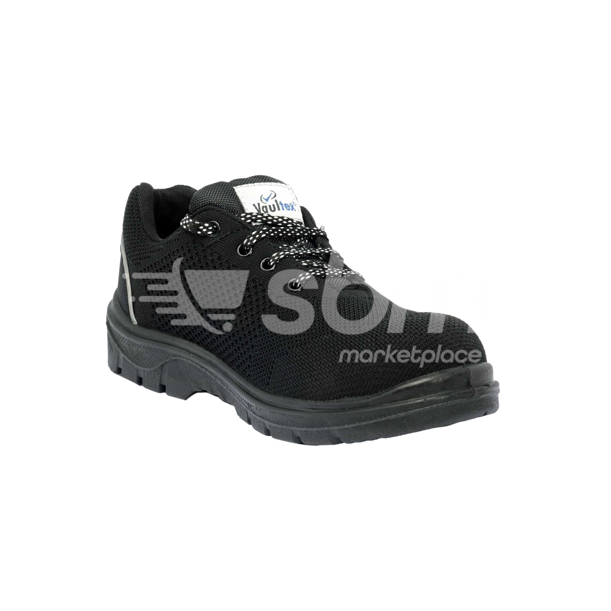 Vaultex, Sporty SBP Low Ankle Protective Footwear, Black Color