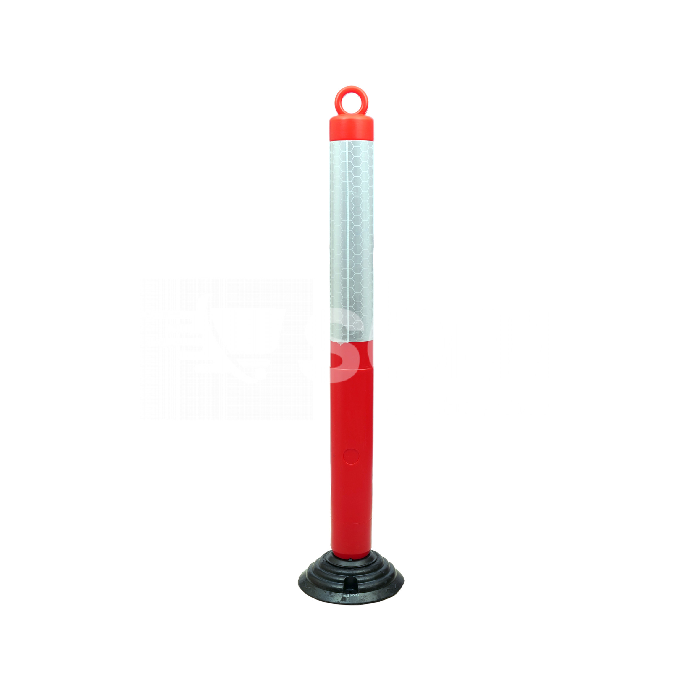 PE Post with 45 cm Reflective Tape, Red Color, Part No: S1406-120