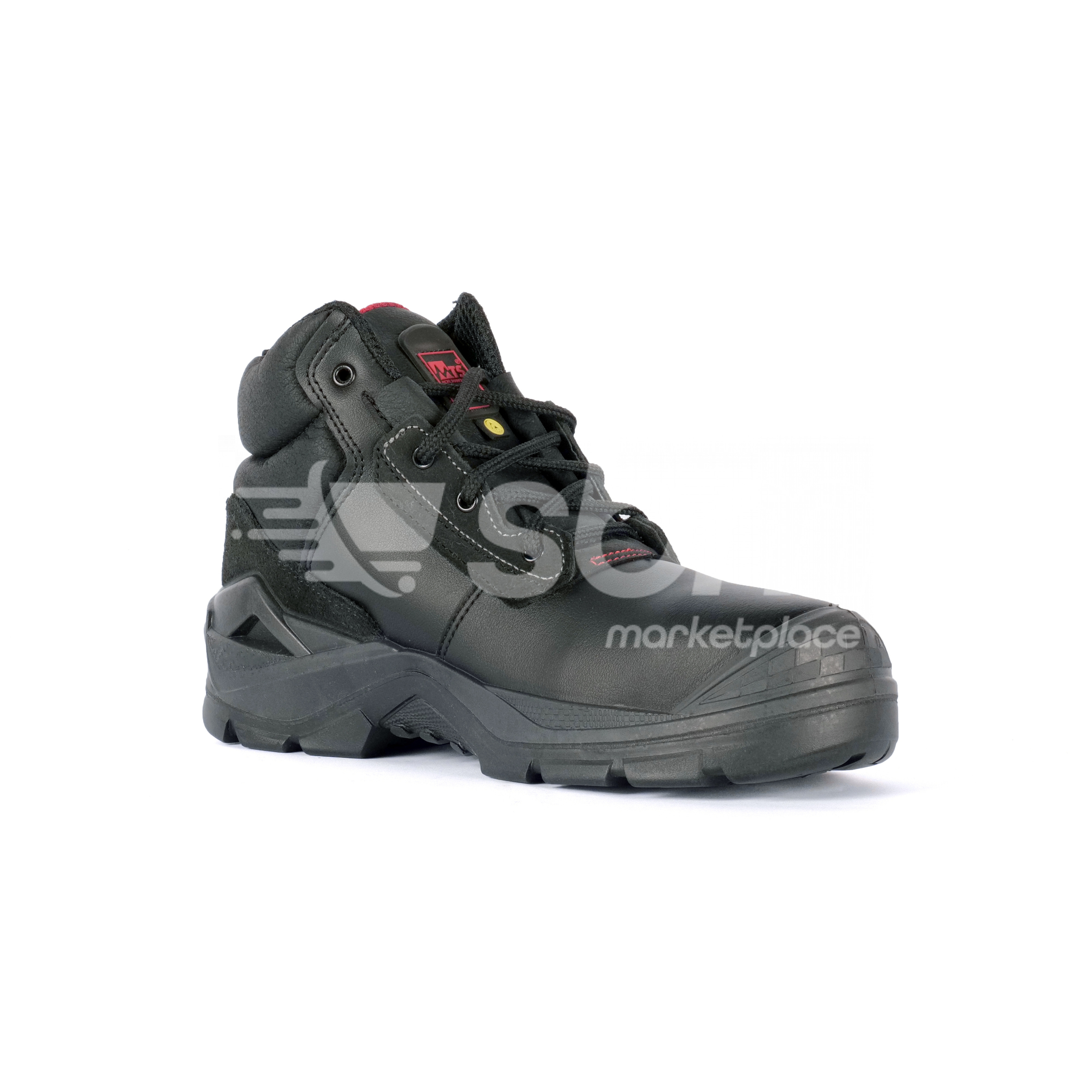 MTS by Honeywell, S3 SRC HI CI High Ankle Safety Shoes, Total Flex, Black Color, Part No: 70109