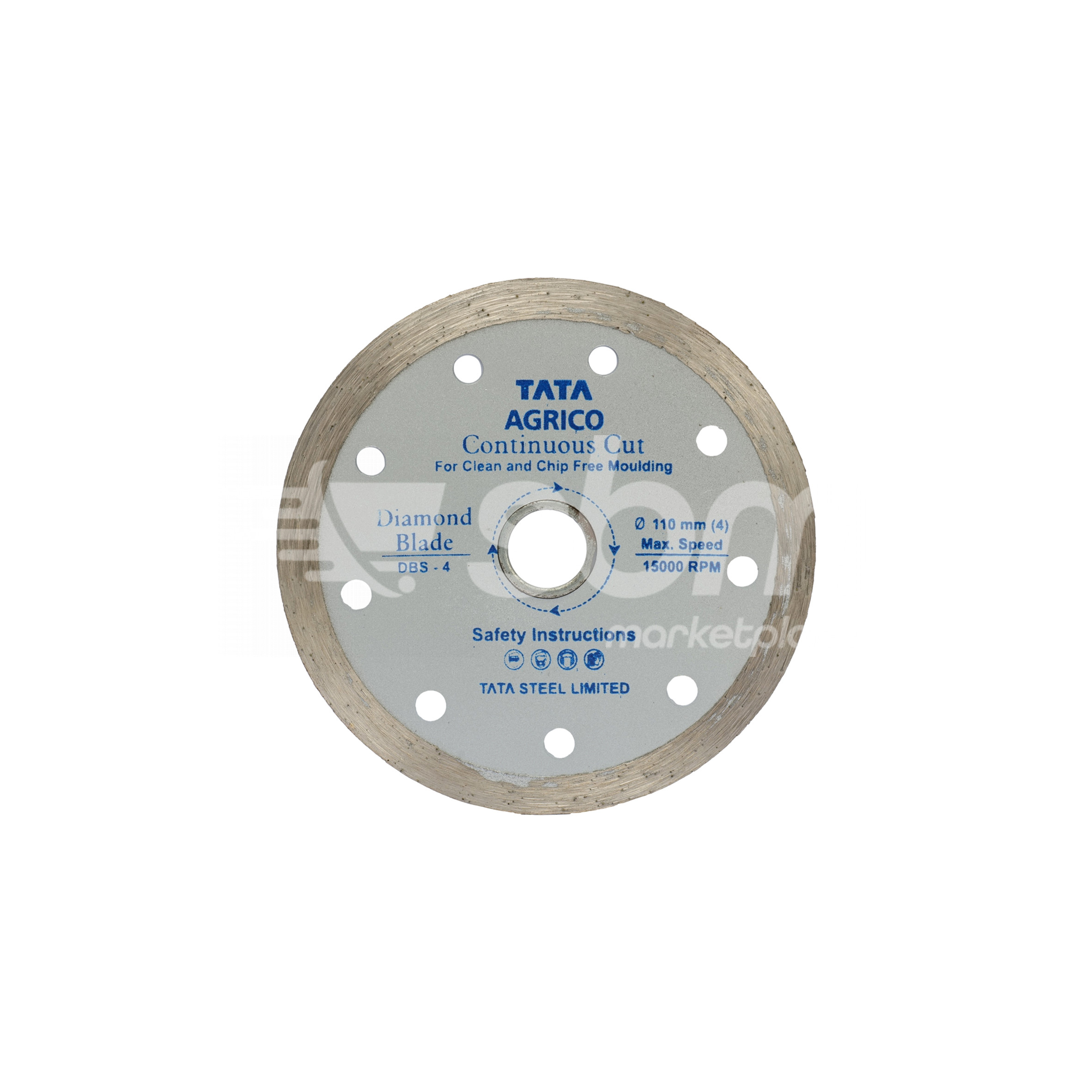 DMD Saw Blade, Size: 4" Conti. RIM, Part No: DCN400