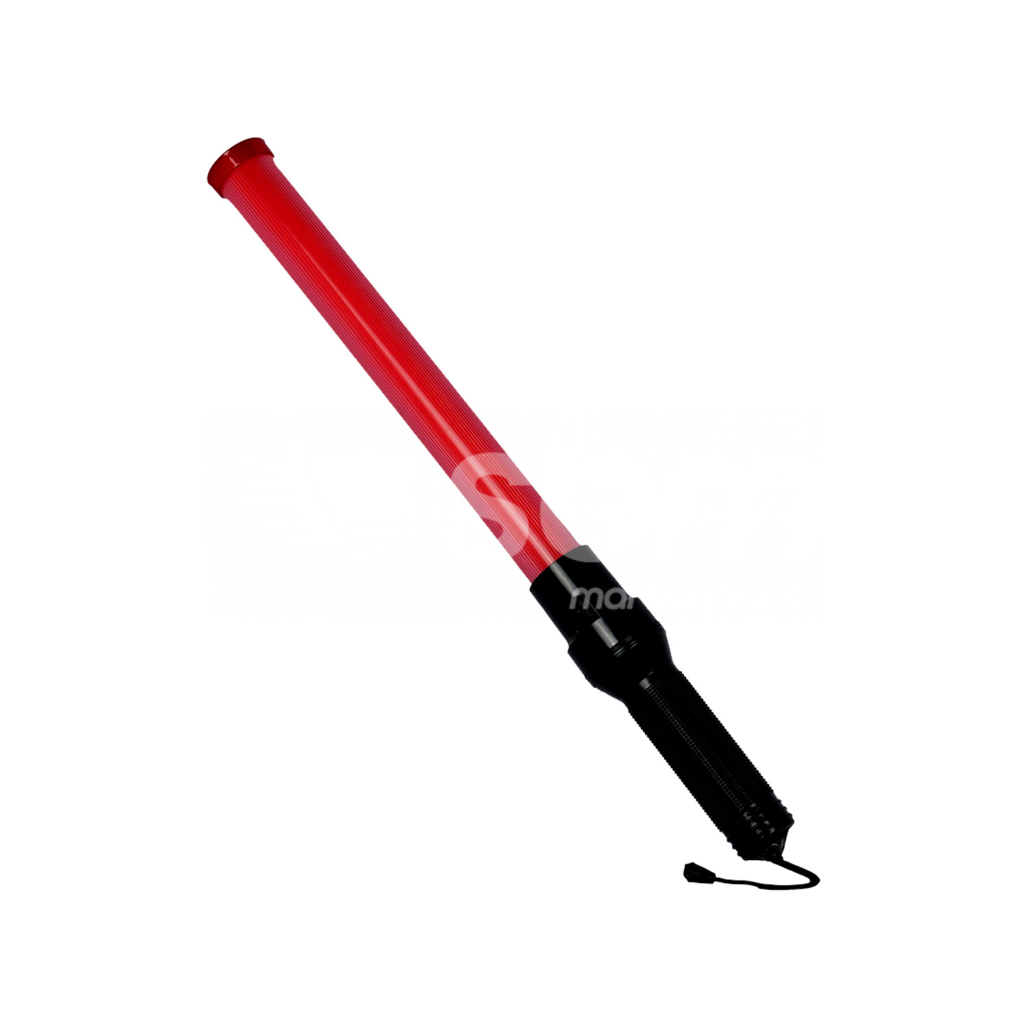 Traffic Baton Light without Battery, Red Color, Size: 54 x 4 cm