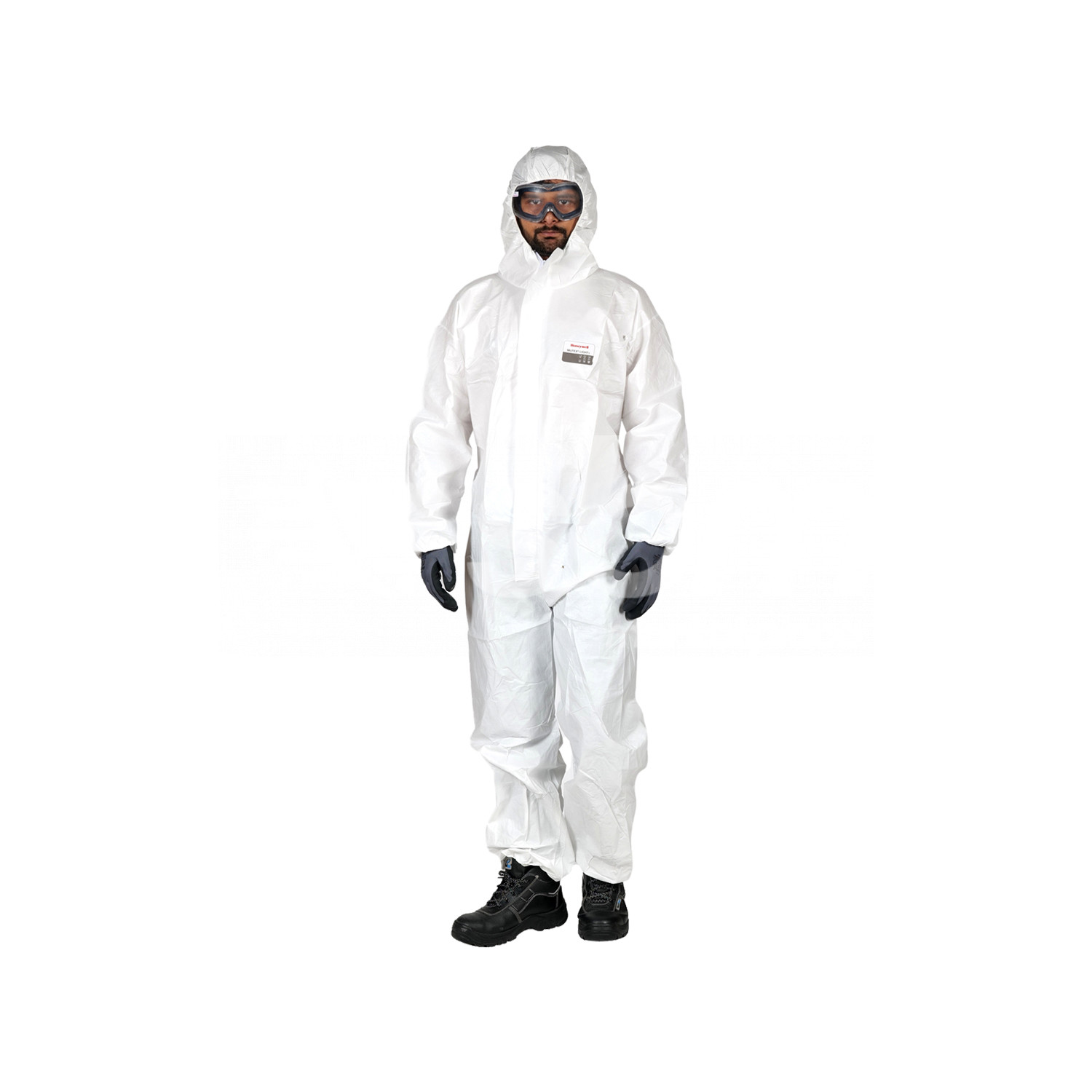 Honeywell, Disposable Coverall Mutex Light +, 65 gsm, White Color, Part No: 4500501