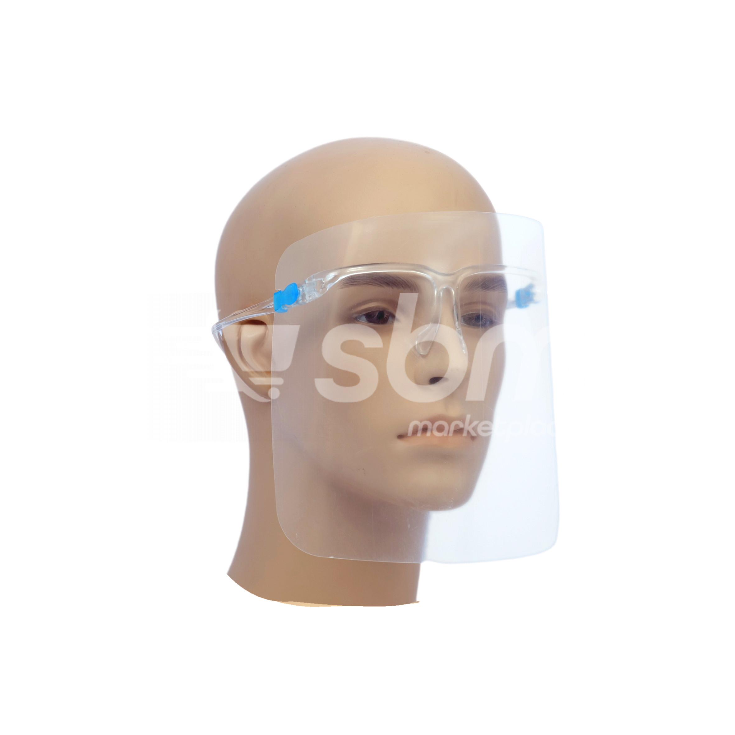 Unassemble Face Shield with Eyewear Frame