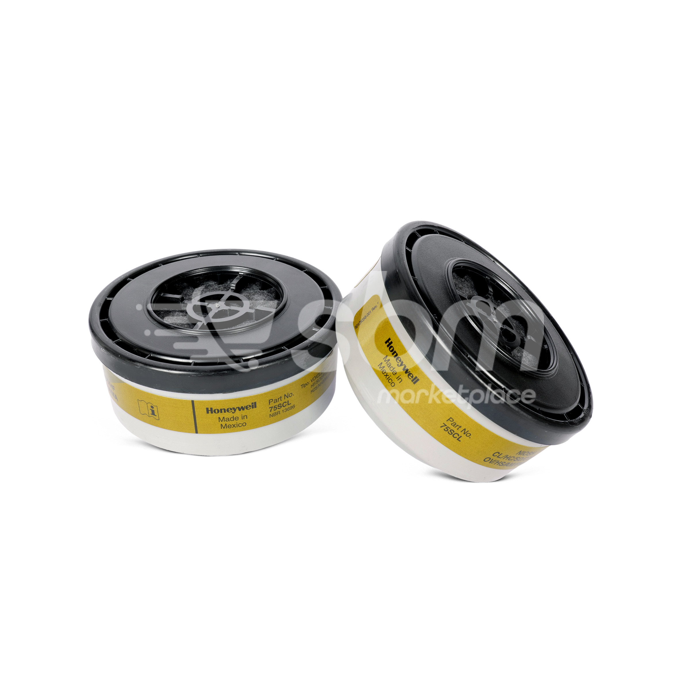 North Safety by Honeywell, Multi Purpose Gas & Vapour Respirator Cartridge, Part No: 75SCL