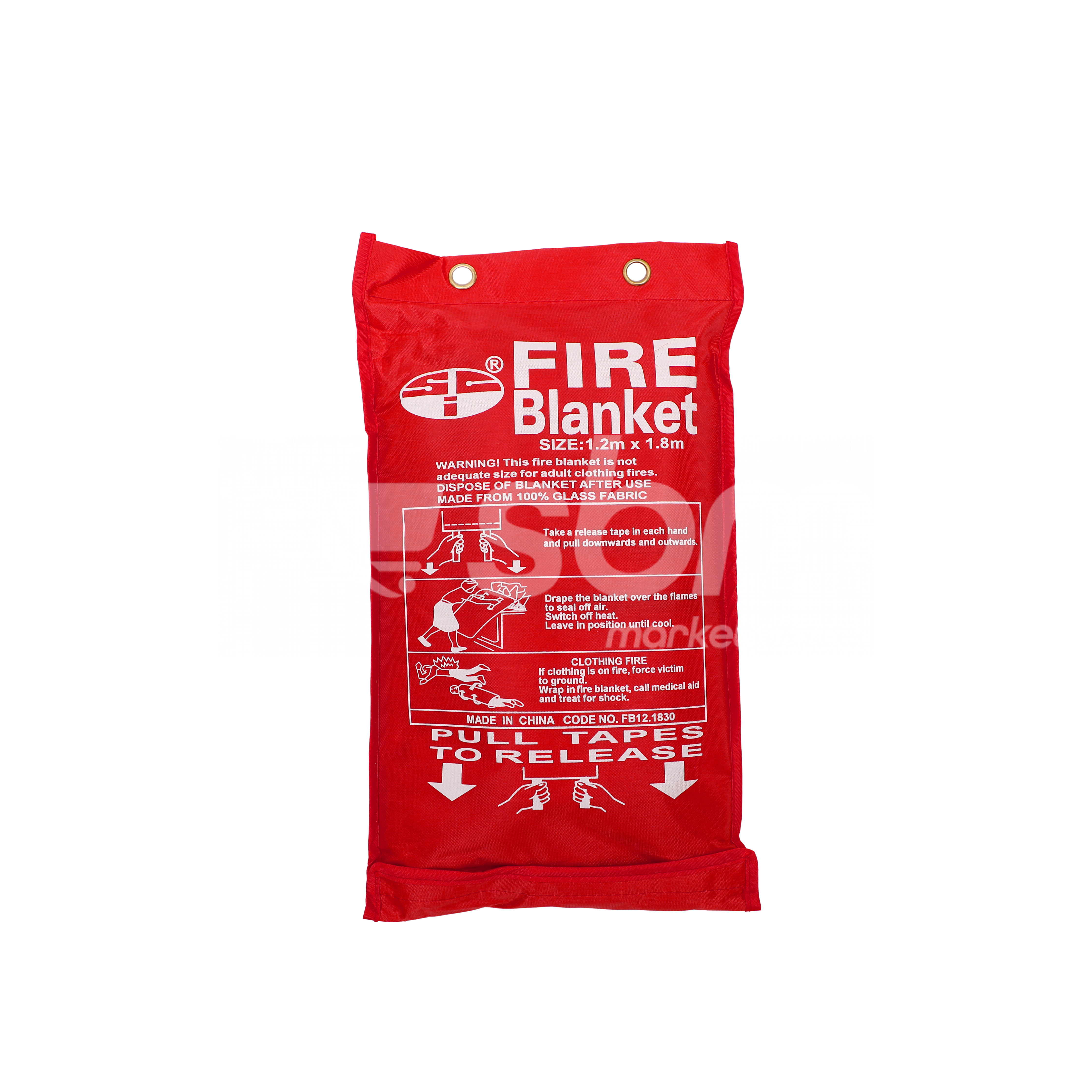 Fire Blanket, Size: 1.2 Mtr X 1.8 Mtr