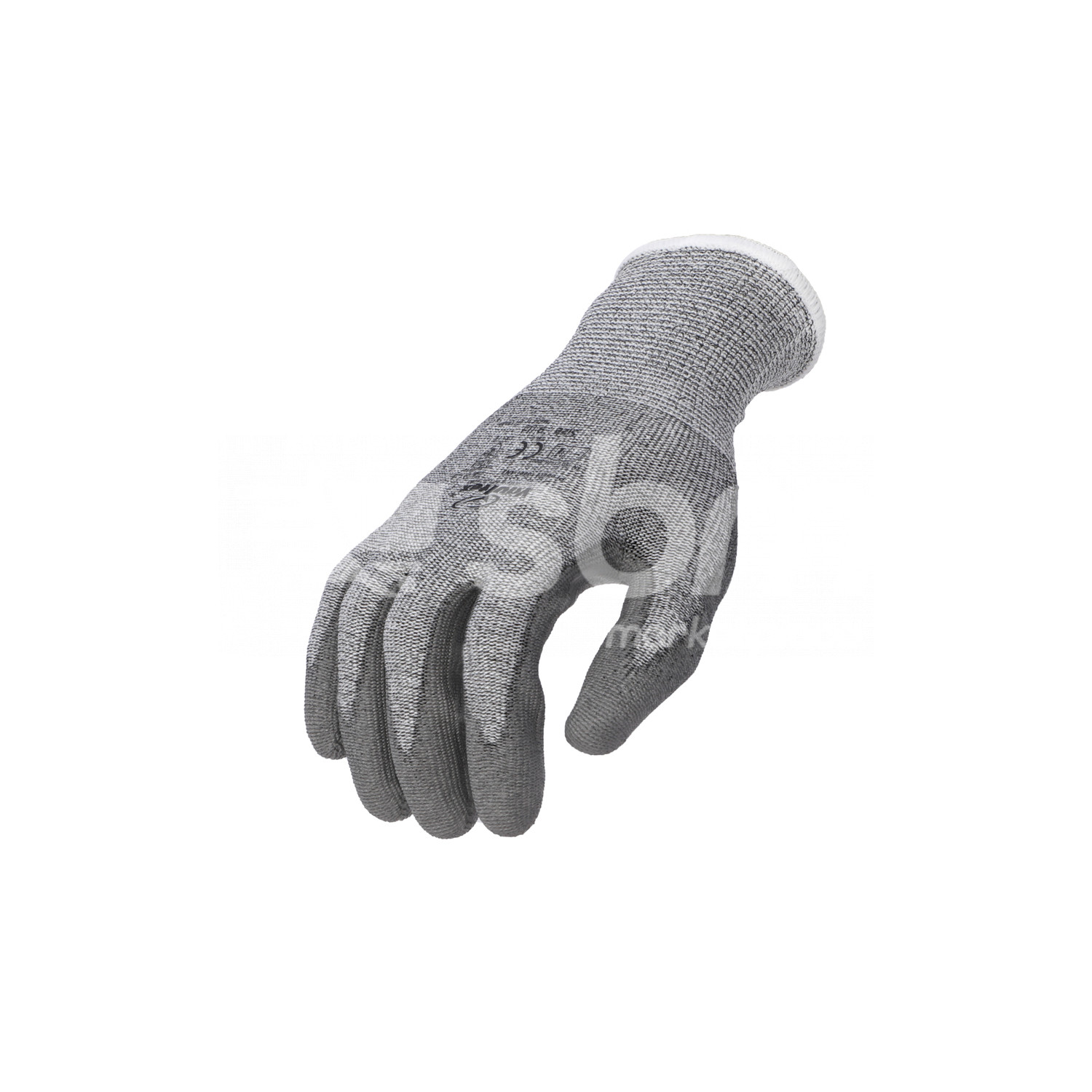 Vaultex, Cut D Gloves with PU Coating, Grey Color