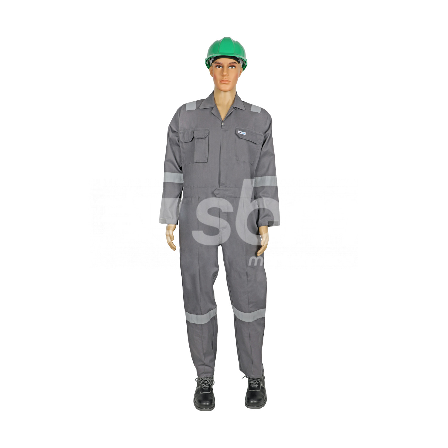 Vaultex, 100% Cotton Coverall 240 Gsm, Grey Color