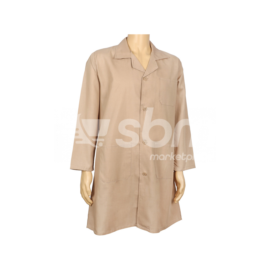 American Tag, 35/65 Lab Coat, Beige Color