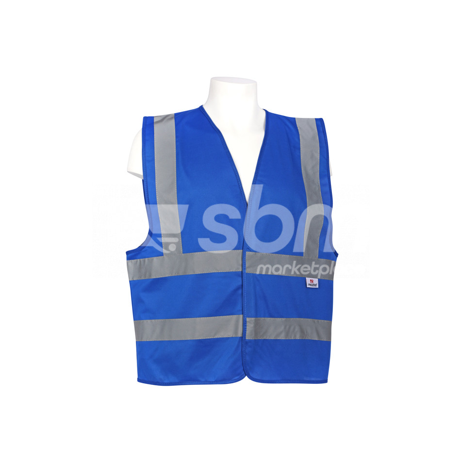 Zecchin, Premium Safety Fabric Vest, Royal Blue Color