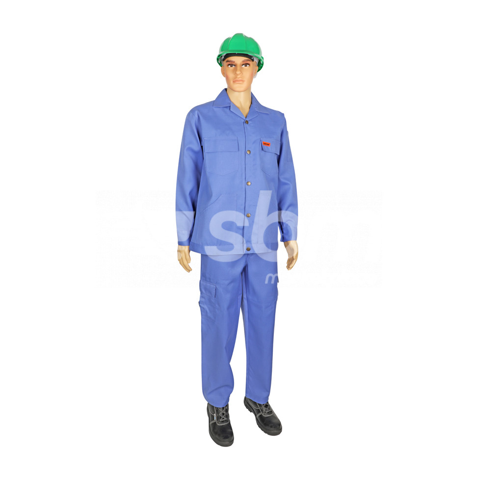 Armstrong, 100% Twill Pant & Shirt, Blue Color