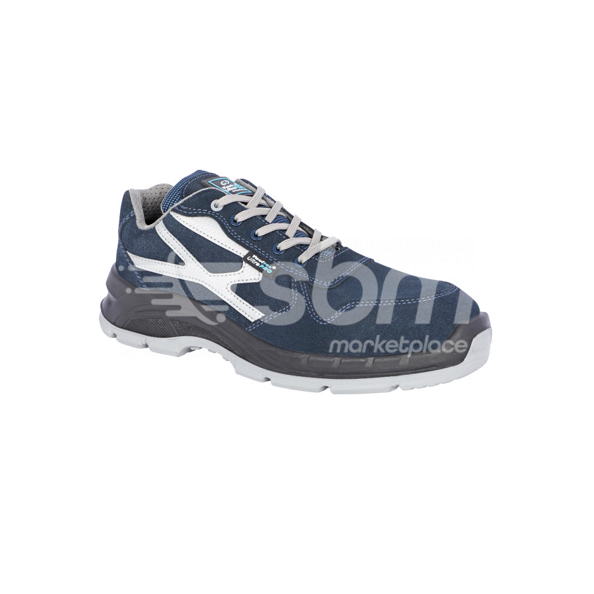 Vaultex Ultra Pro, S1PL HI CI FO SR Low Ankle Protective Footwear, Blue Color
