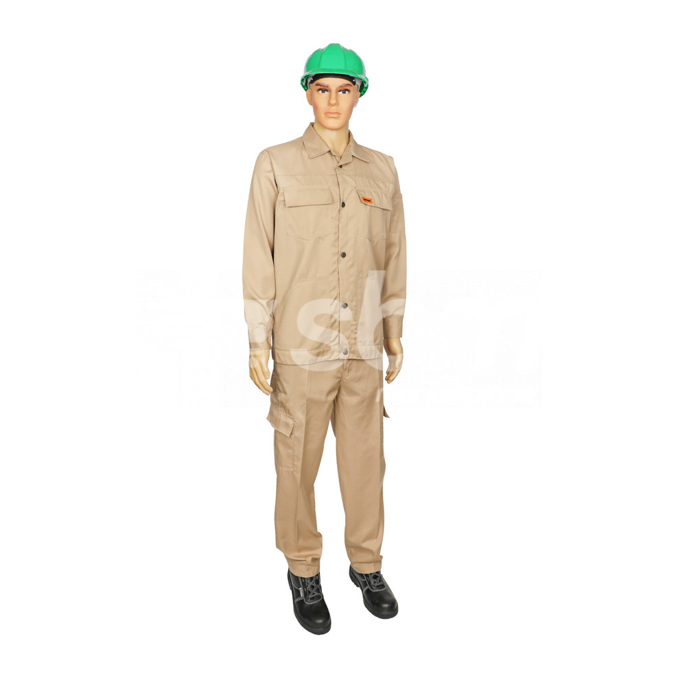 Armstrong, 100% Twill Pant & Shirt, Beige Color