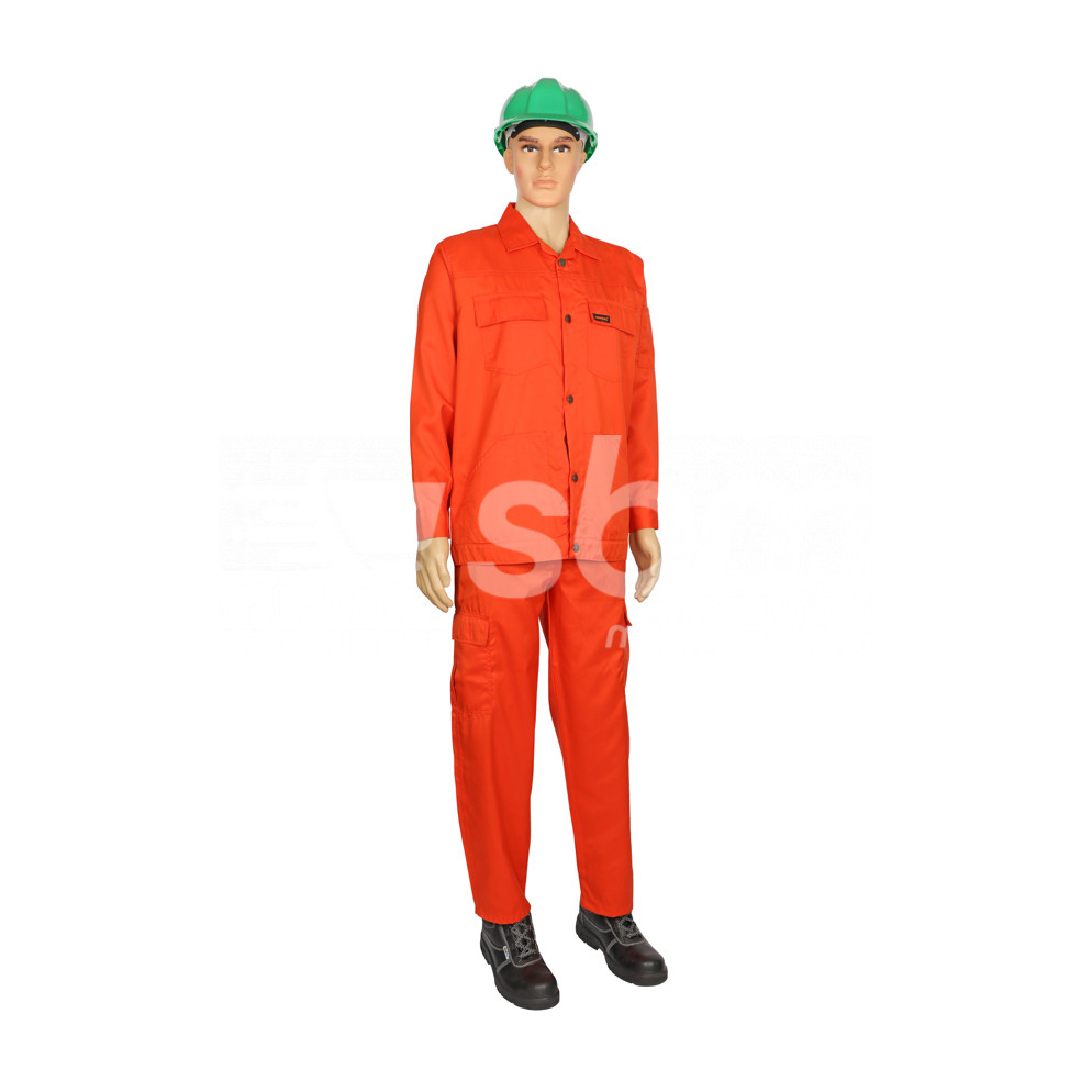 Armstrong, 100% Twill Pant & Shirt, Orange Color