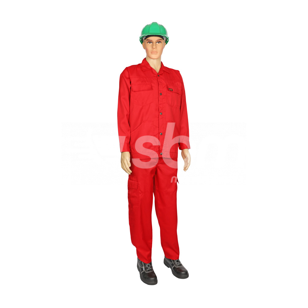 Armstrong, 100% Twill Pant & Shirt, Red Color