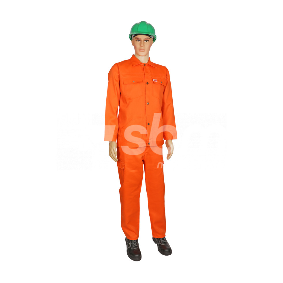 Vaultex, 100% Twill Pant & Shirt, Orange Color