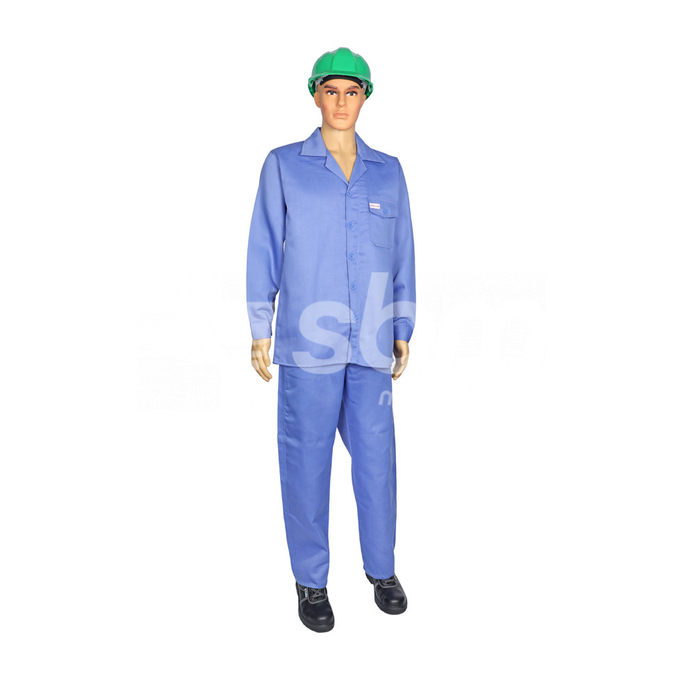 WorkLand, 100% Twill Pant Shirt, Petrol Blue Color