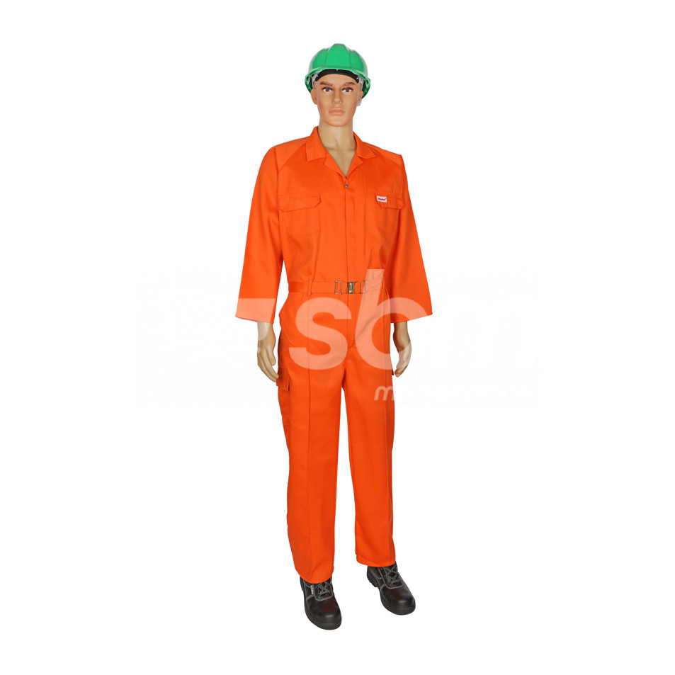 Vaultex, 100% Twill Coverall, Orange Color