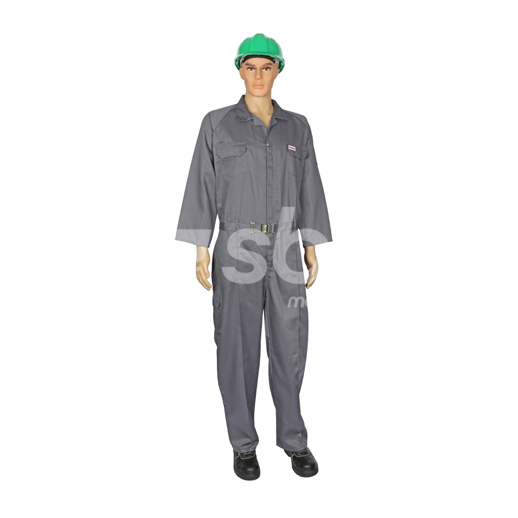 Vaultex, 100% Twill Coverall, Grey Color
