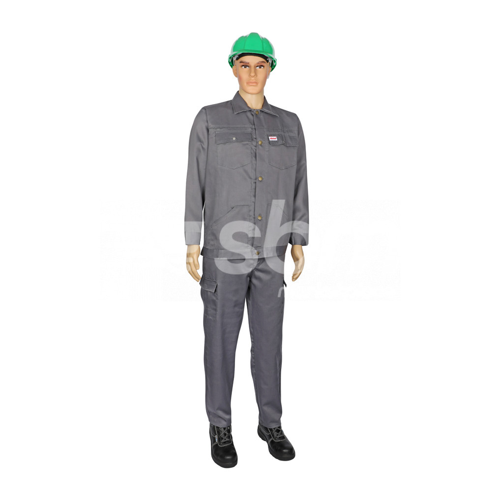 Vaultex, 100% Twill Pant Shirt, Grey Color