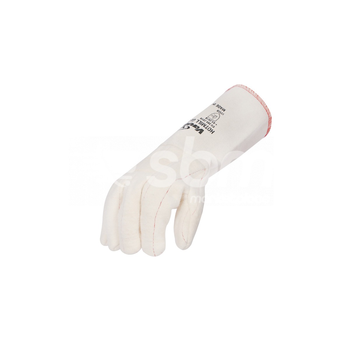 Vaultex, Cotton Canvas Hot Mill Gloves, Heat Resistant upto 250°C for 15 Second