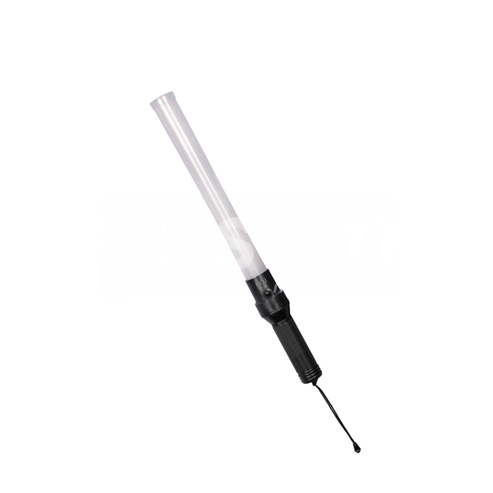 Traffic Baton, Red Flash & Green Flash without Battery, White Color, Size: 54x4 cm, Part No: S1588