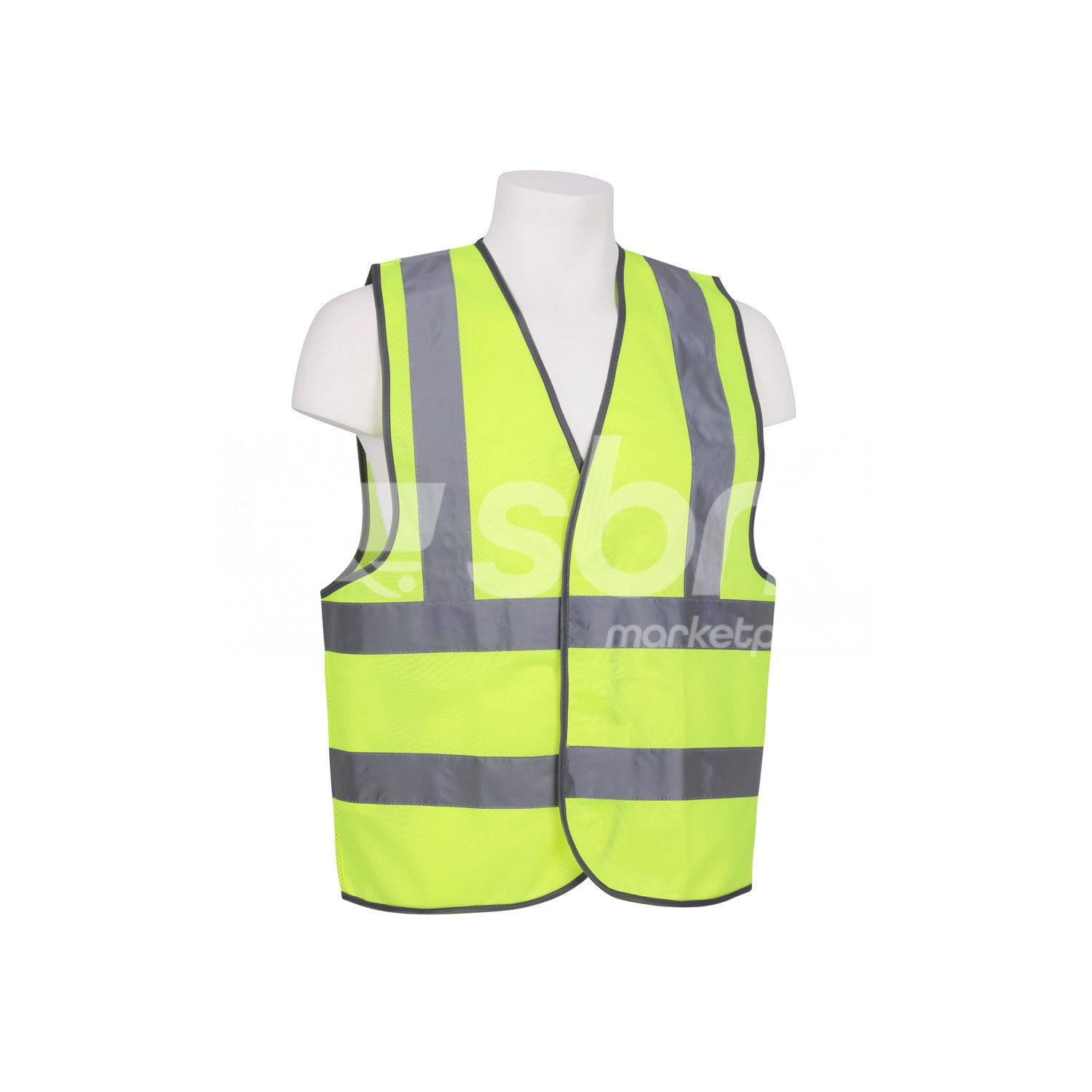 Vaultex, Safety Vest, Front Side Fabric and Back Side Net, Yellow Color
