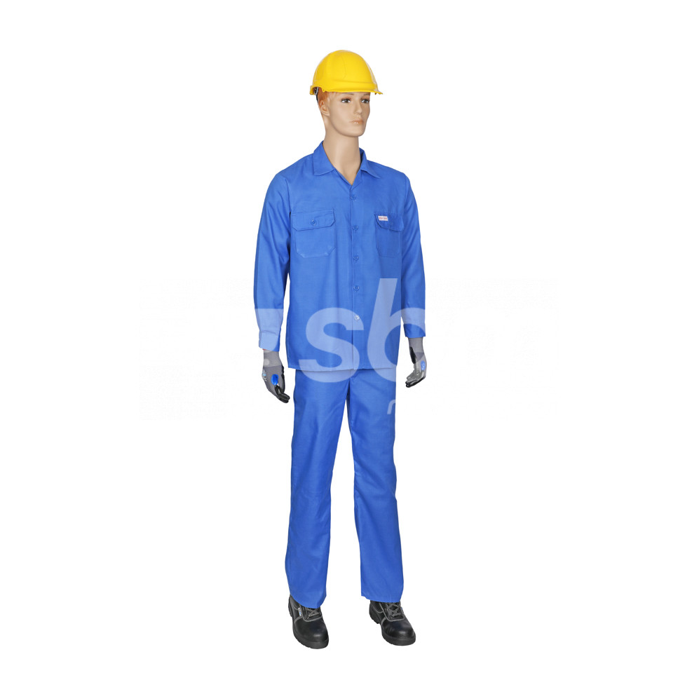 Workland, 35/65 Pant & Shirt, Petrol Blue Color