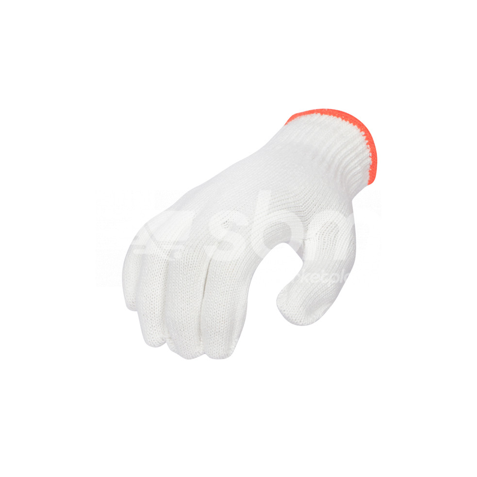 Bleached Cotton Knitted Gloves