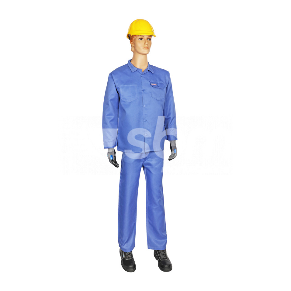 Workland, 35/65 Pant & Shirt, Petrol Blue Color