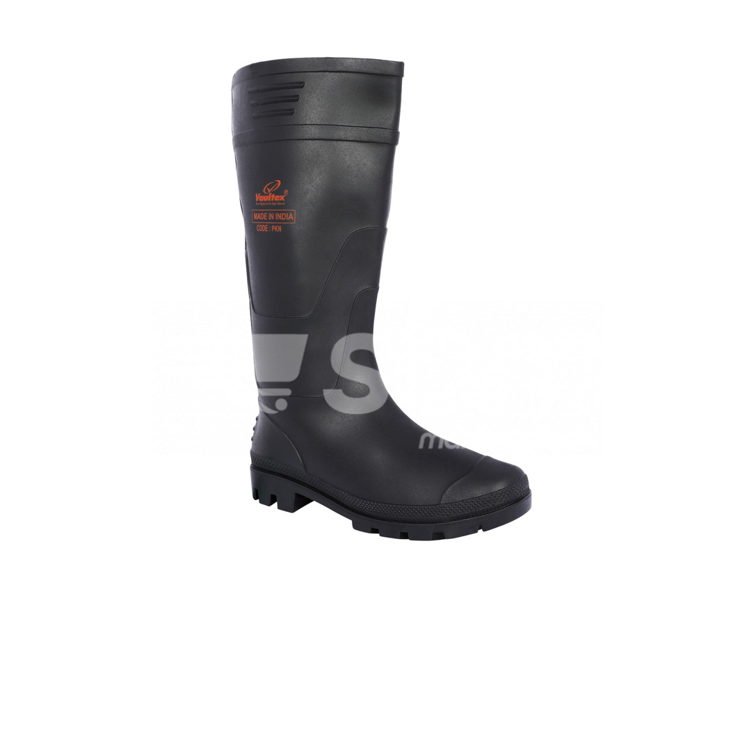 Vaultex, Rain Boots without Toe & Plate, Black Color