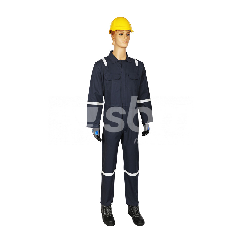 Vaultex, IFR Coverall with Reflective, 180 Gsm, Navy Blue Color