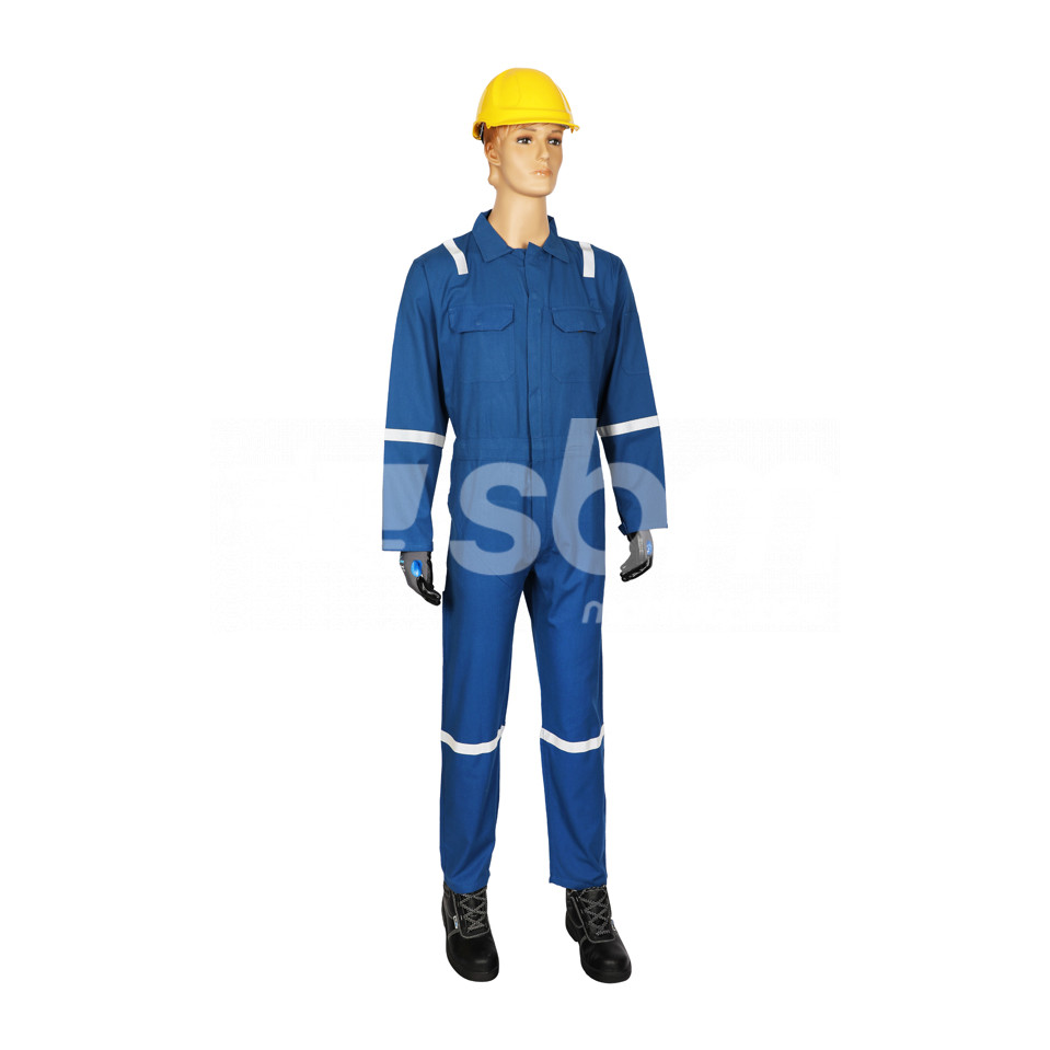 Vaultex, IFR Coverall with Reflective, 180 Gsm, Royal Blue Color