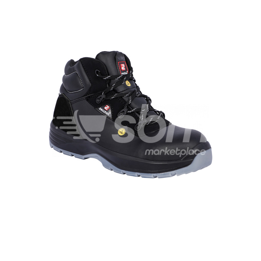 Zecchin, S3L HI CI ESD LG FO SR, ASTM F2413-18, M/I/C, SD 35 PR High Ankle Safety Shoes, Model: AERO