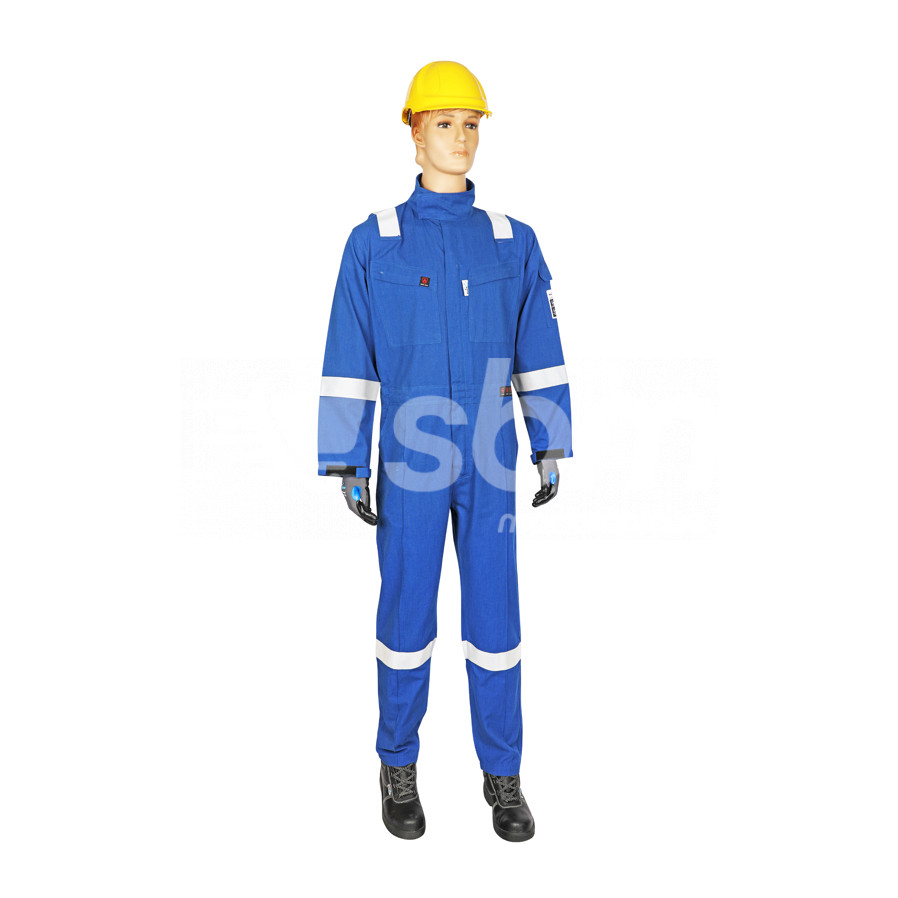 Vaultex, IFR Special Coverall with Reflective, 180 Gsm, Royal Blue Color