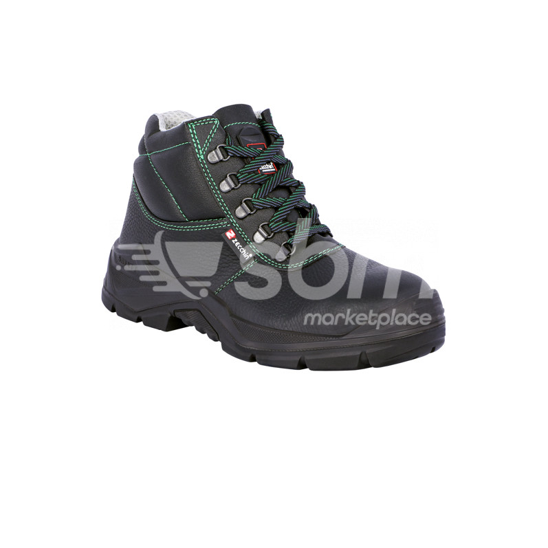 Zecchin, S3 HI CI FO LG SR High Ankle Safety Shoes, Model: BRICK