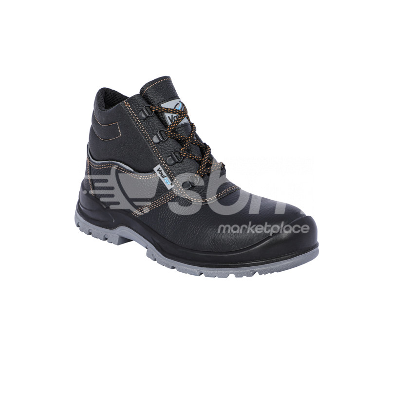 Vaultex, S3 SRC Breathable Leather High Ankle Safety Shoes